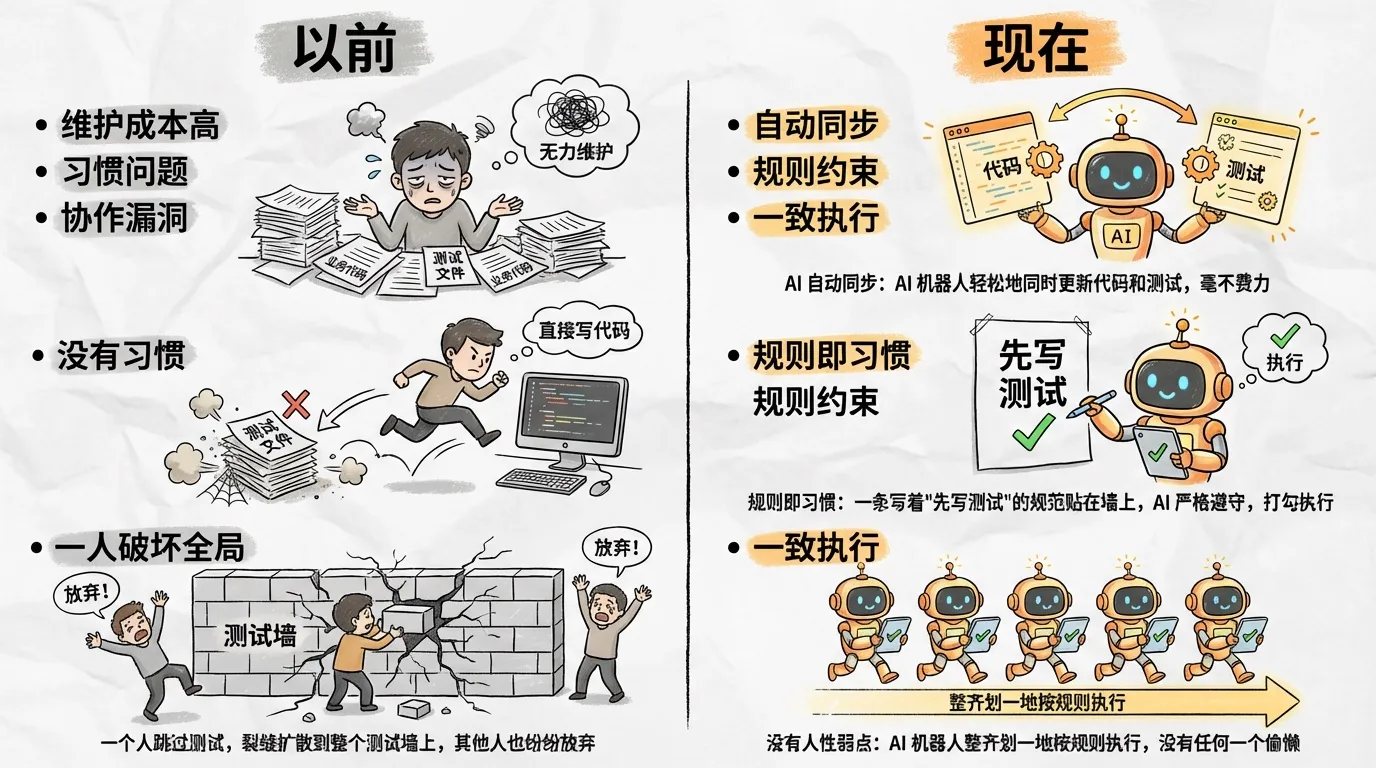 TDD 障碍对比:以前 vs 现在