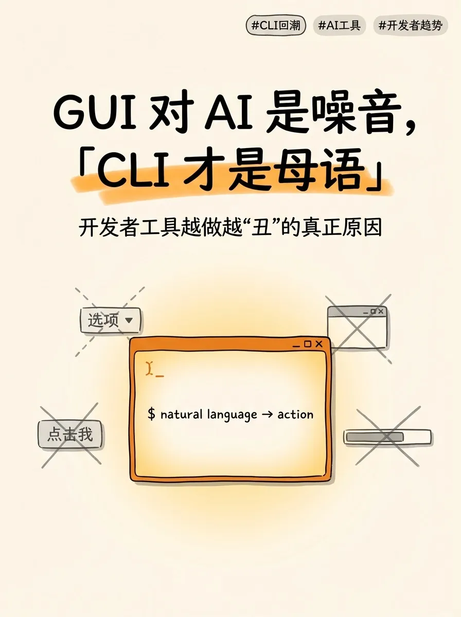你有没有发现最近好多工具在'倒退'回命令行